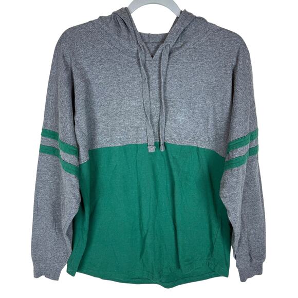 Oregon Ducks Hoodie Men's S Gray Green Cotton Long Sleeve Pullover Boxercraft - Picture 1 of 9